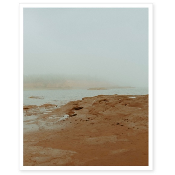 Foggy Coastline Beach Art Print - Picture 2 of 2